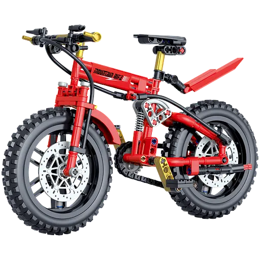 Конструктор велосипед ZHEGAO MOUNTAIN BIKE  гірський 235 деталей - фото 1