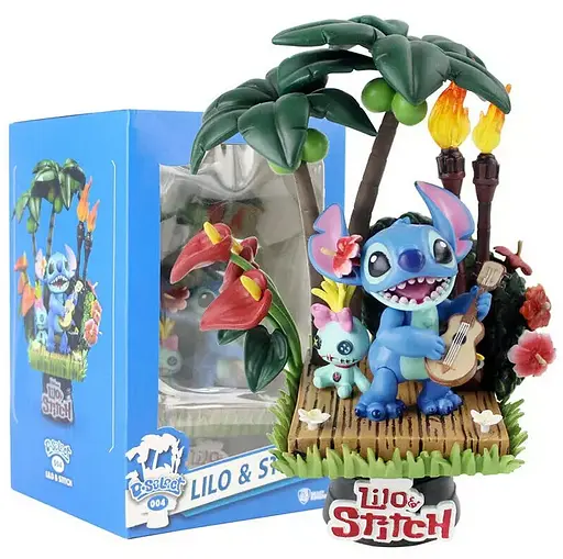 Фігурка Beast Kingdom Ліло та Стіч Lilo & Stitch 15 см BK LS S 01
