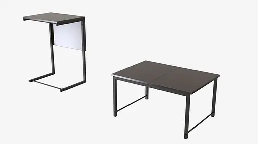 Стол журнальный приставной Терри Комбо Ferrum-decor 345x662x440 Черный металл ДСП Венге Магия 16 мм (FRD-105554) - фото 6