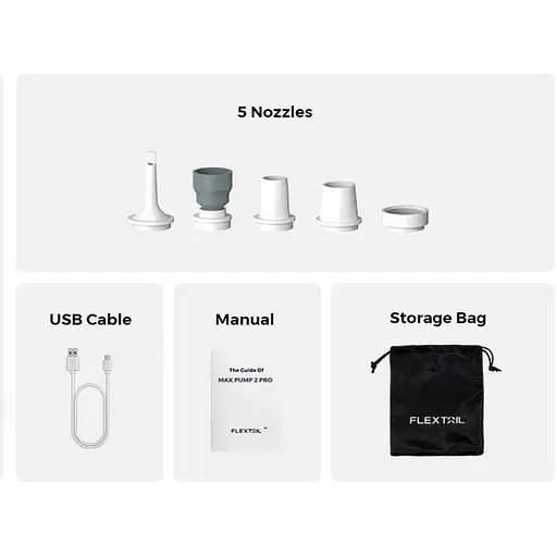 Насос-ліхтар-powerbank кемпінговий Flextail Max Pump 2 Pro, помаранчевий - фото 2