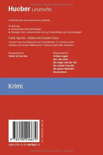 Die schone Frau Bar. Falsches Spiel mit Carsten Tsara - Buch B1 - фото 2