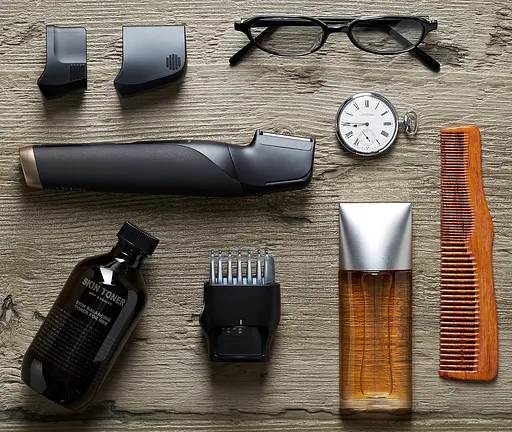 Триммер Panasonic для бороды, усов, головы и тела, сеть+акум., насадок-2, чехол, быстрая зарядка, черно-золотой - фото 6