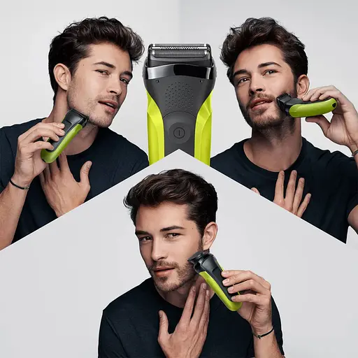 Электробритва Braun Series 3 300BT Black/Green - фото 7