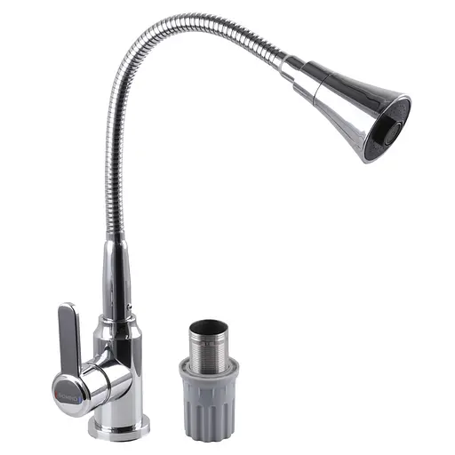 Змішувач для кухні Domino Ellipse DCC-203SM-A 000024469 Хром - фото 4