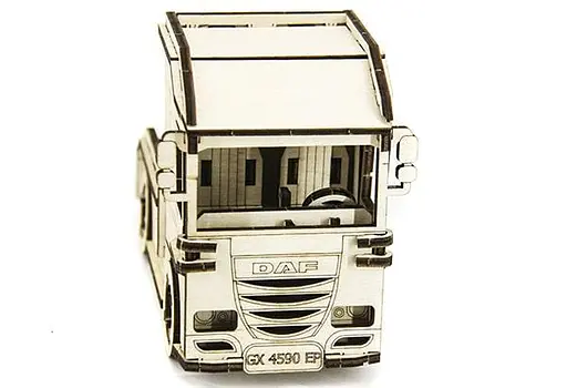 Дерев'яний конструктор Вантажівка DAF 93 деталі - фото 5