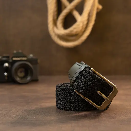 Ремінь Vintage текстильний чоловічий 100х4 см acs0018126 - фото 5