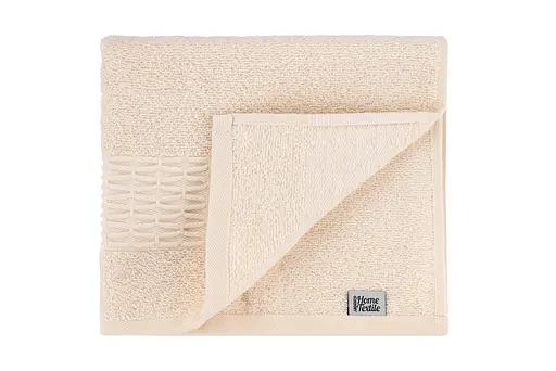 Набор полотенец махровых Ardesto Lotus 50х90 см 70х140 см 2 шт. 100% хлопок айвори (ART2357IV)  - фото 4