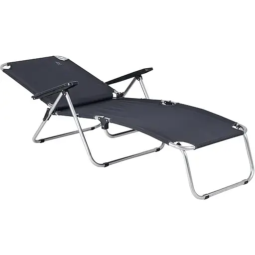 Шезлонг Bo-Camp Copa Rio Graphite серый (1211969) - фото 4