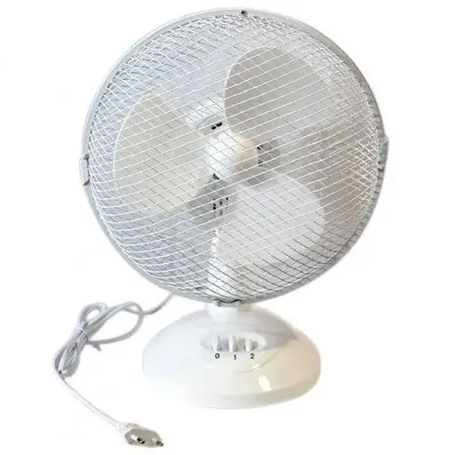 Настольный универсальный электрический вентилятор  Wimpex WX-901 TF с защитной решеткой и подставкой - фото 1