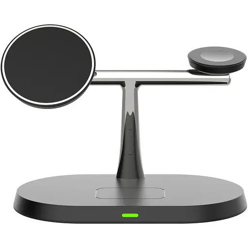 Бездротовий мультизарядний пристрій NN Z-10 чорний 15W ( 3 in 1) - фото 1