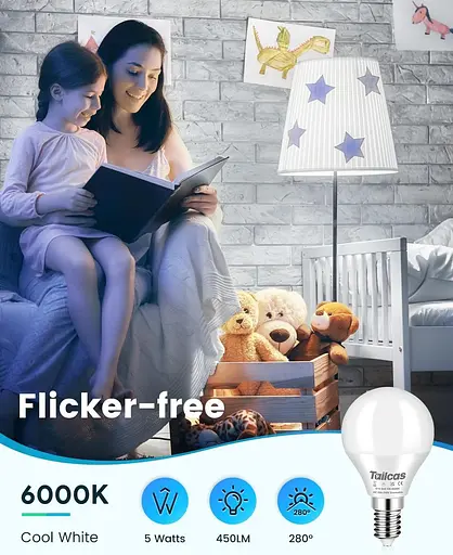 Світлодіодна лампа Tailcas E14 з регульованою яскравістю, 5 Вт - фото 5