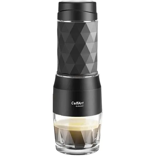Портативная кофеварка Biolomix Espresso Machine HS-8439 для капсул и молотого кофе черная - фото 1