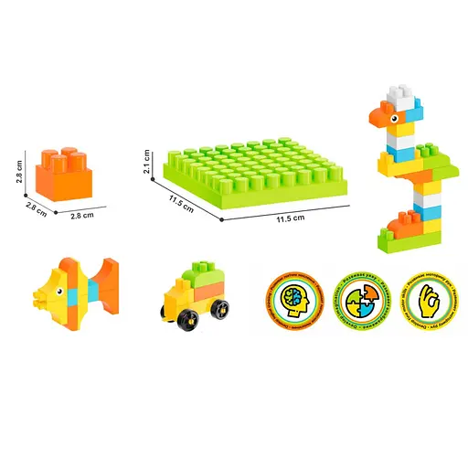 Игрушка "Конструктор ТехноК", арт.6573TXK 90 дет. - фото 3