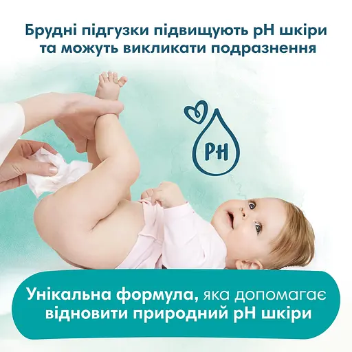 Уцінка. Набір дитячіх вологих серветок Pampers Harmonie Aqua 432 шт. (9 уп. по 48 шт.) - фото 8