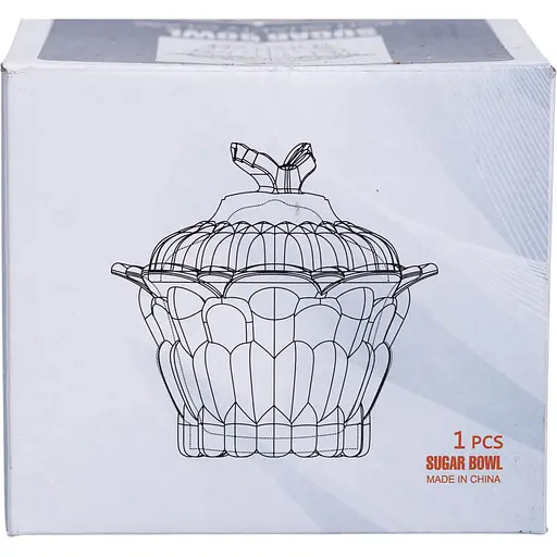 Конфета с крышкой Yiwu Helios из хрустального стекла 11 см HP-4-113 - фото 4