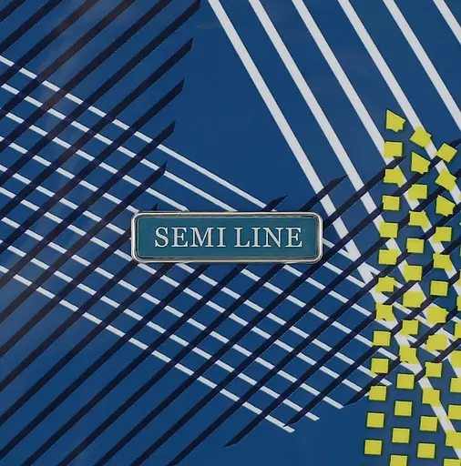Чемодан Semi Line 24" (M) Blue Pattern (T5652-2) (DAS302327) - фото 7