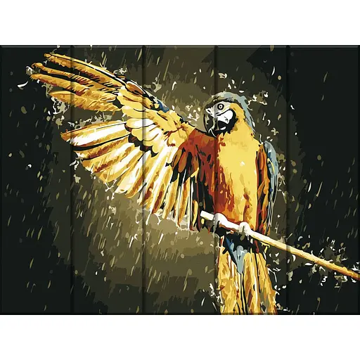 Картина за номерами на дереві Помах крил ArtStory 30х40 см різнокольорова 000221574