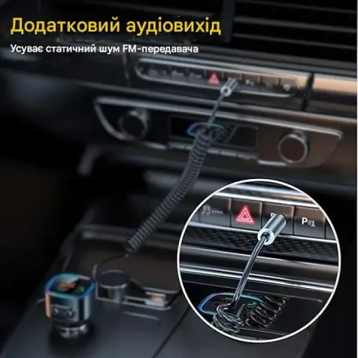 Автомобільний зарядний пристрій ITSALLWAYS AW-BT01 Black - фото 5