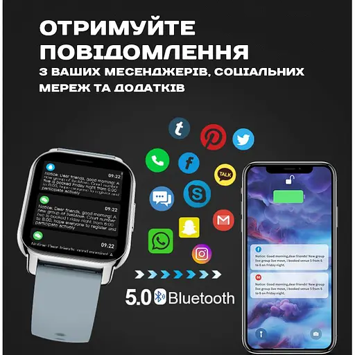 Годинник Smart Kiss Pro Gold - фото 13