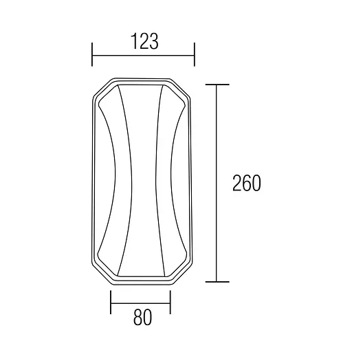 Світильник світлодіодний фасадний TANGO настінний чорний - фото 2