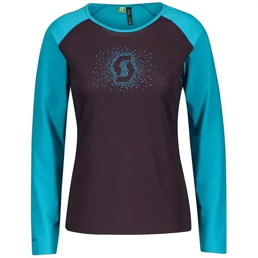 Велокофта Scott W Defined DRI GRPH M Midnight-Turquoise (1081-280959.6833.007)