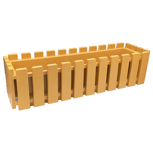 Горшок для цветов балконный Poliwork Akasya 80, 11 л коричневый (00-00012257)