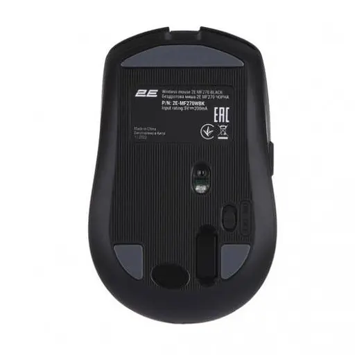 Мышь 2E MF270 Silent Rechargeable WL Black (2E-MF270WBK) - фото 5