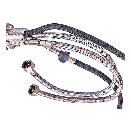 Змішувач для кухні з висувним виливом Zerix PUL-014 Black ZX5035 Чорний матовий - фото 2