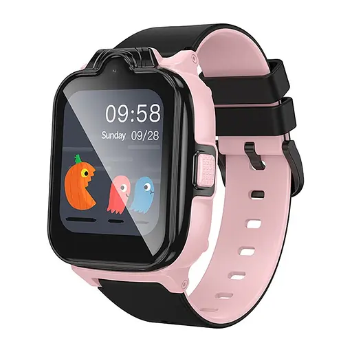 Детские смарт часы Hoco Y104, 4G GPS Wi-Fi HD камера 1.69" HD-дисплей Pink Box