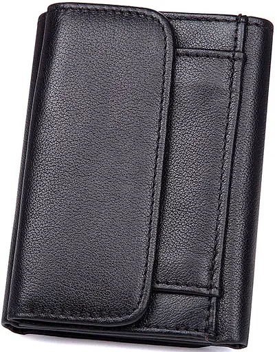 Чоловічий шкіряний гаманець Vintage 8x11 см acs0015727 - фото 4