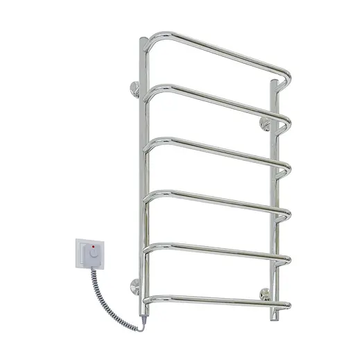 Електрична рушникосушарка Kosser Скоба 800x500/6 ЕL рег. ДС10EL, Хром, Ліве - фото 1