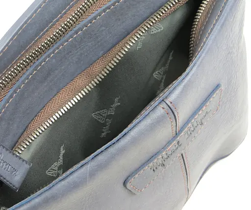 Мужская кожаная сумка Mykhail Ikhtyar 24х26х3 см sum0023017 - фото 5