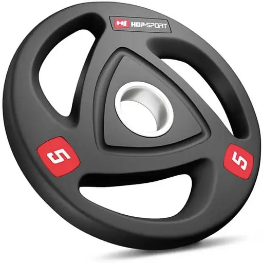 Набор олимпийский Hop-Sport PRO 50кг с W-образным грифом - фото 5