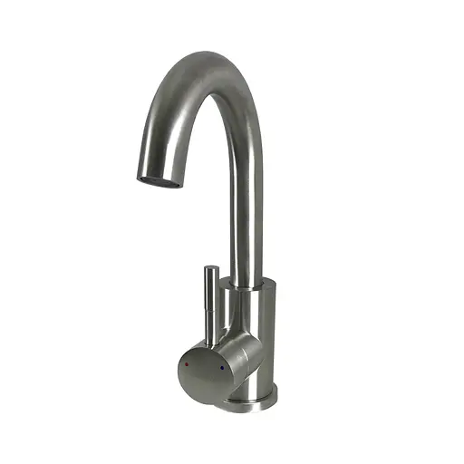 Змішувач для умивальника MixMira MSF-101S Нержавіюча сталь - фото 3