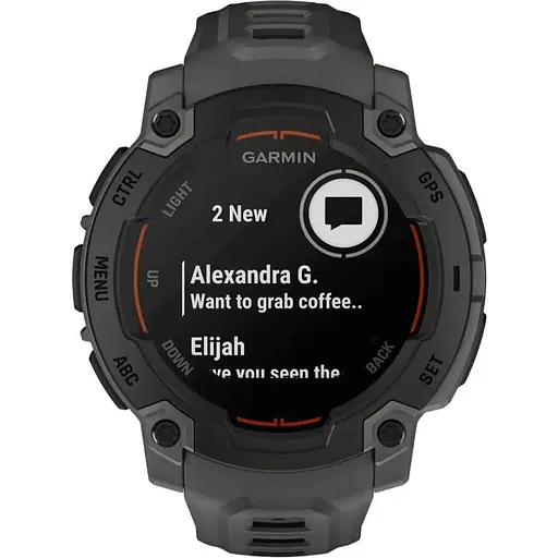 Смарт-часы Garmin Instinct E 45mm Black with Charcoal Band 010-02933-00 - фото 2