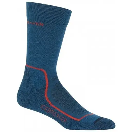 Носки Icebreaker Hike+ Light Crew D08 Prussian Blue/Chili Red S (1052-IBN D08 402 S)