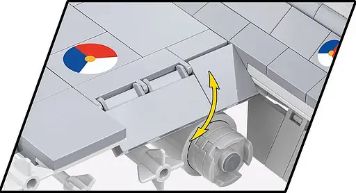 Конструктор Самолет истребитель F-16AM Fighting Falcon COBI 5896 - фото 5