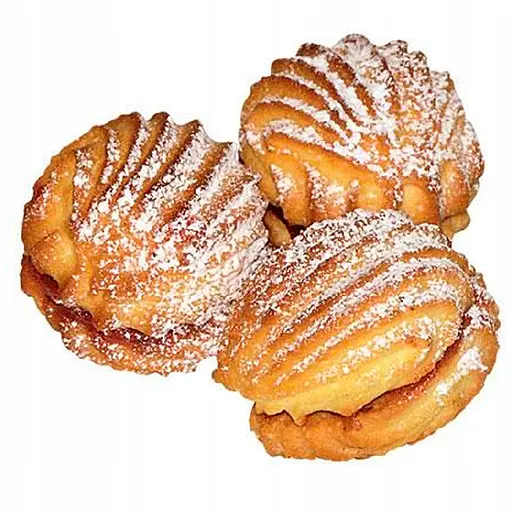 Форма для випічки печива "Кураб'є" (7 мушель), Ласунка Бежевий 81916 - фото 6