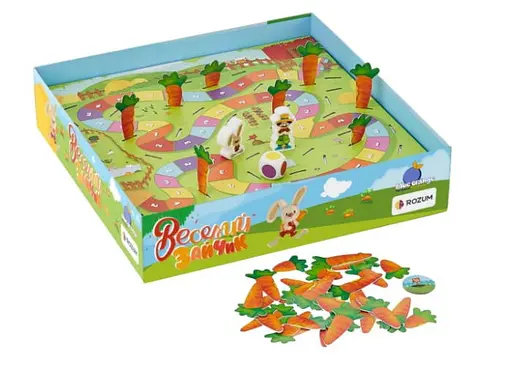 Настільна гра Rozum Веселий Зайчик (Happy Bunny) (укр.) (R018UA) - фото 3