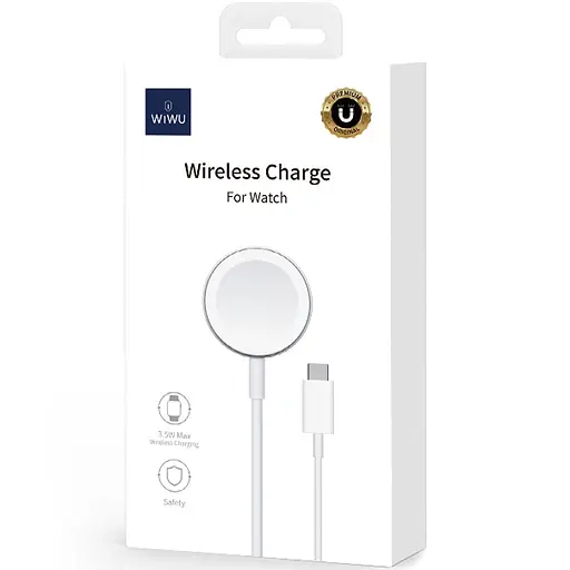 БЗП WIWU Wi-W009 Cableless charger 15W White - фото 4