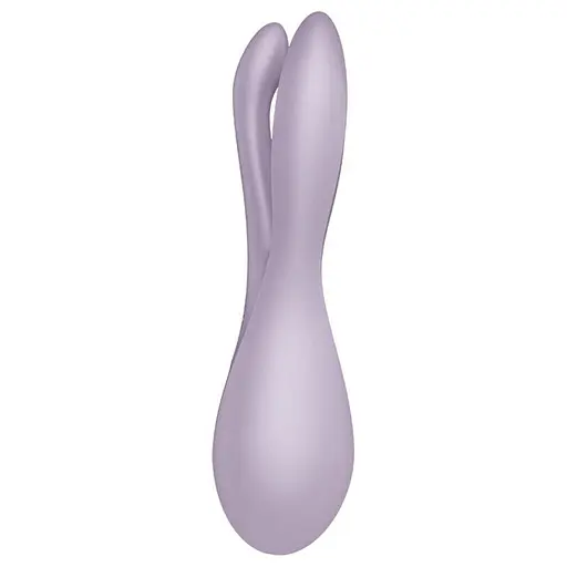 Вібратор Satisfyer Threesome 2 14 см фіолетовий - фото 3
