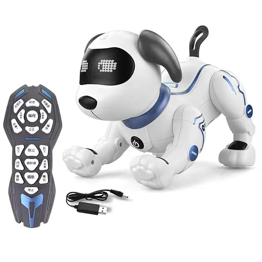 Інтерактивна іграшка Собака-Робот SHT K16 White - фото 2
