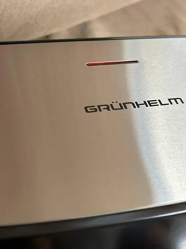 Прижимной контактный электрический гриль Grunhelm G753 домашний с антипригарным покрытием 750Вт Серый - фото 4