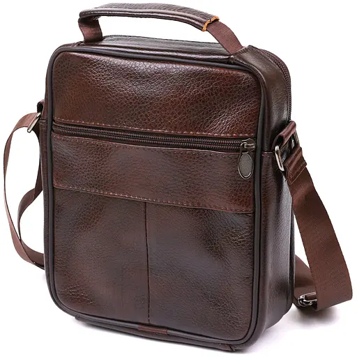 Кожаная мужская сумка Vintage 19х22х6,5 см sum0020151 - фото 2