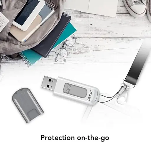 Флеш-пам'ять (накопичувач USB) USB3 32GB V100 LJDV100-32GABGY LEXAR - фото 2