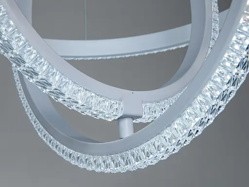 Люстра LED подвесная черная 140Вт пульт до 25м² - фото 4