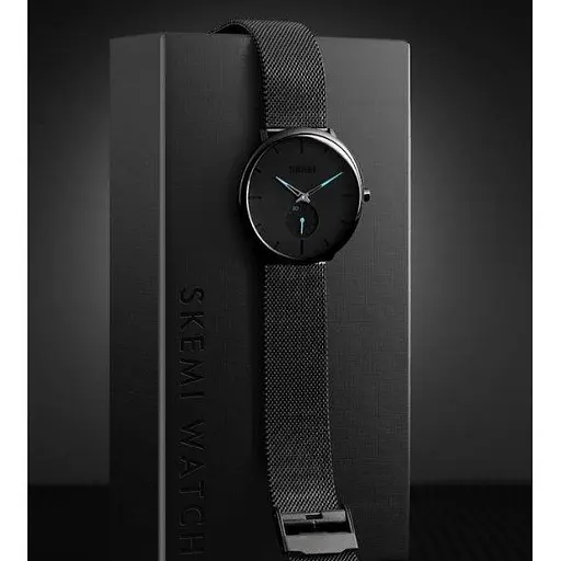 Чоловічий наручний годинник Skmei 9185 Design Black - фото 4