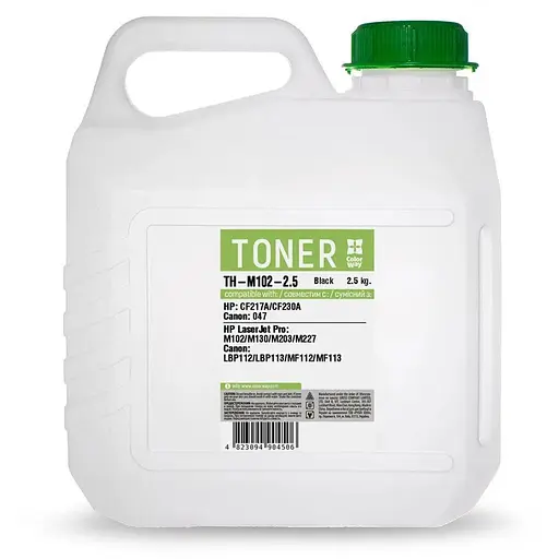Тонер HP LJ M102/M104/M203, MFP M130/M132/M227, 2.5 кг, ColorWay (TH-M102-2.5)