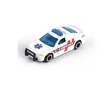 Машинка МН - 242 "Скорая помощь", металопластик, на блистере (6975668650550) Вид 3 - фото 1