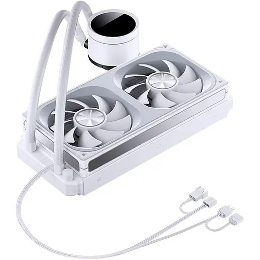 СВО Jonsbo TH-240 White (Intel LGA 1200/115X/17XX/1851; AMD AM4/AM5) (TH-240 White) - фото 5
